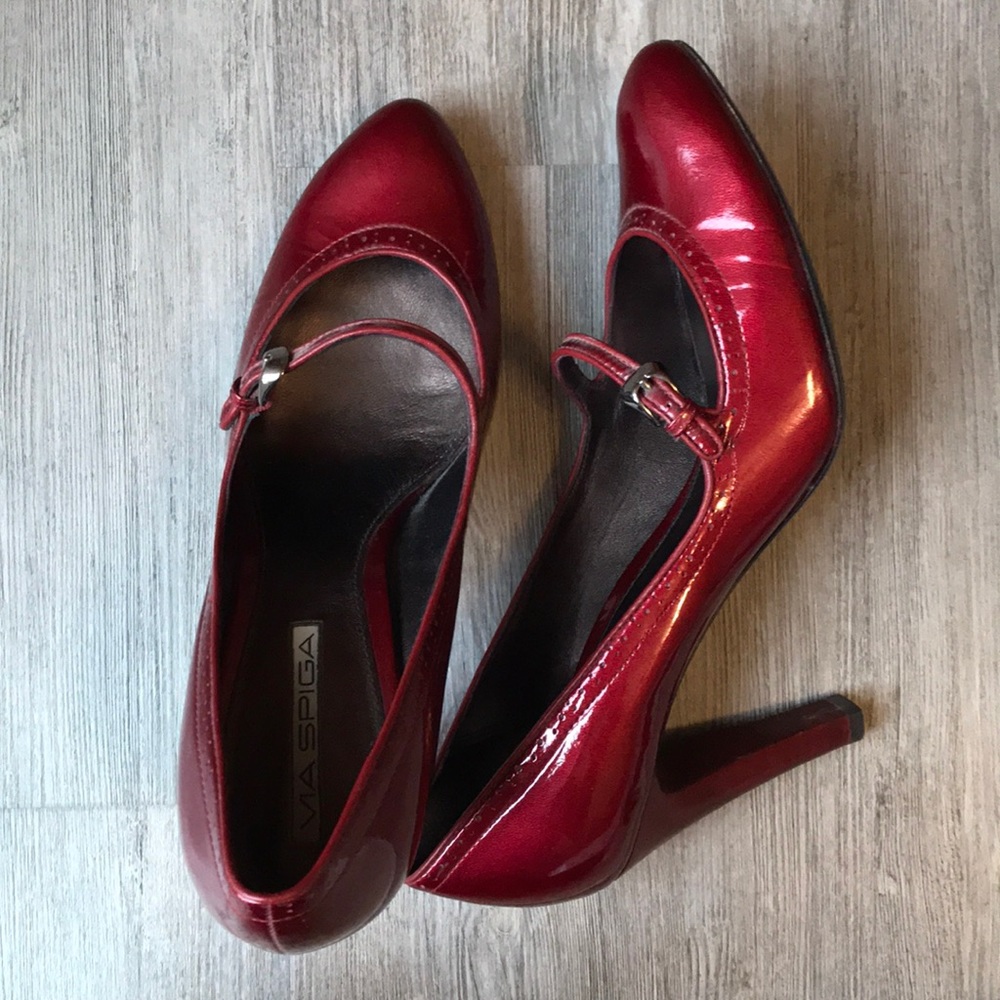 Via Spiga red heels